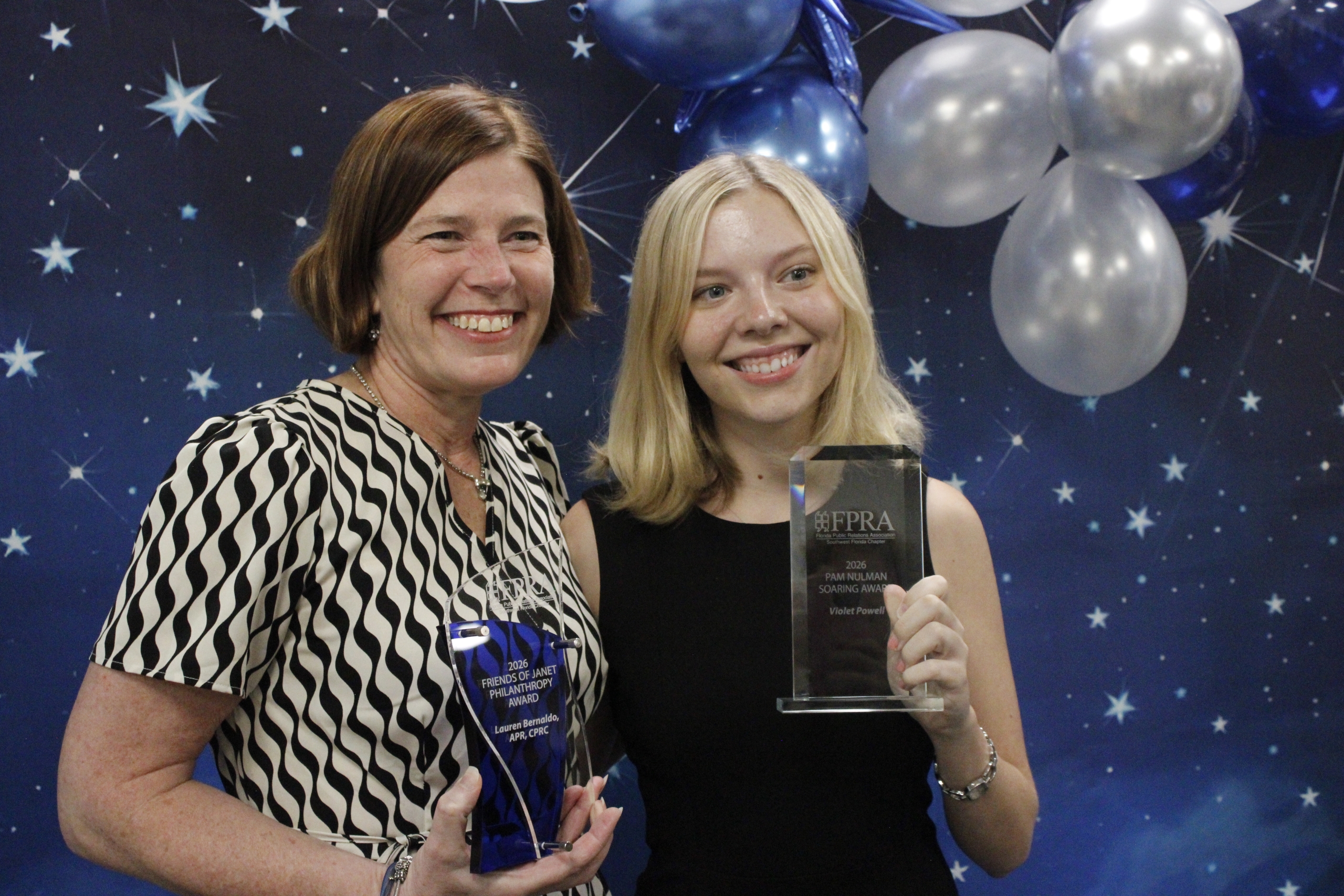 Lauren Bernaldo, APR, CPRC and Violet Powell